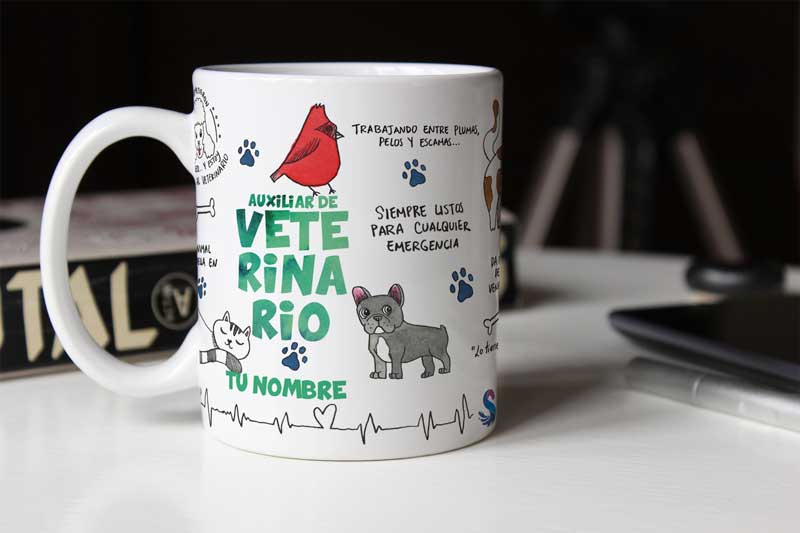 Taza Auxiliar de Veterinario