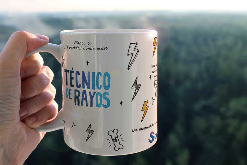 Taza Técnico de Rayos