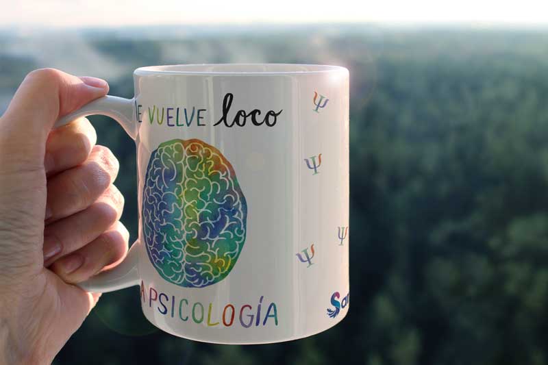 Taza Me vuelve loco la psicología