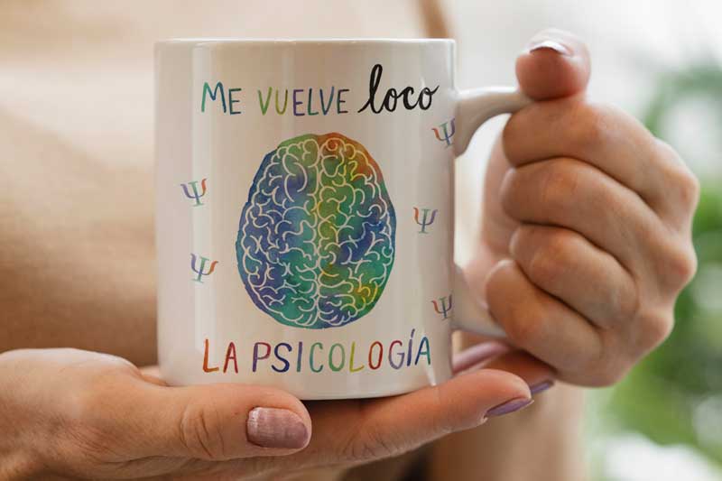 Taza Me vuelve loco la psicología