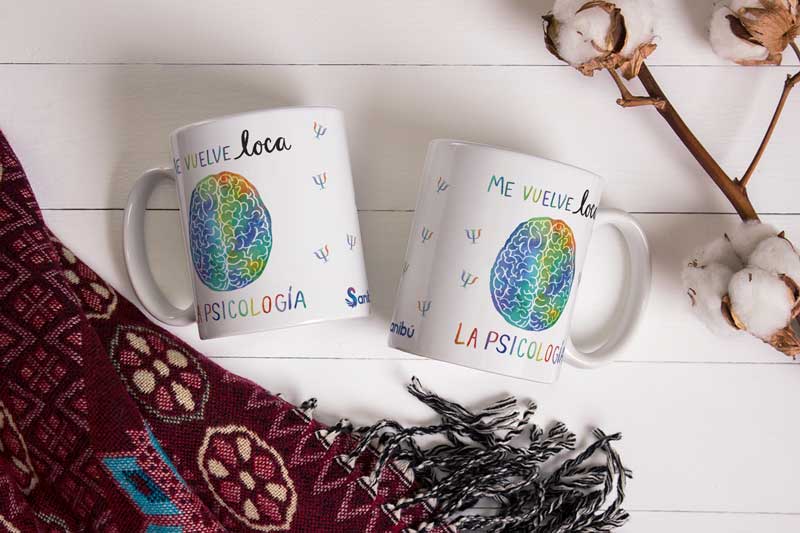 Taza Me vuelve loco la psicología