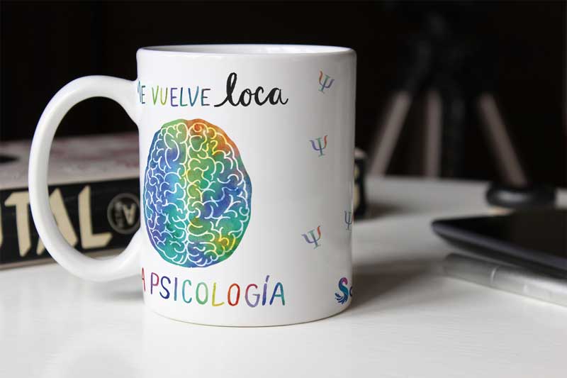 Taza Me vuelve loco la psicología