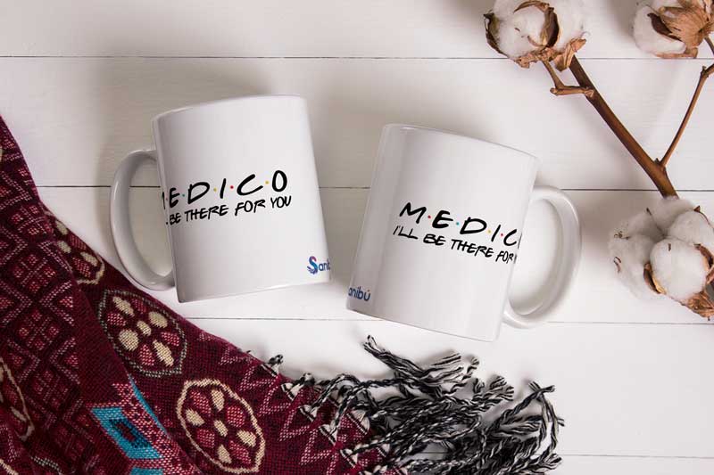 Taza Friends Médico