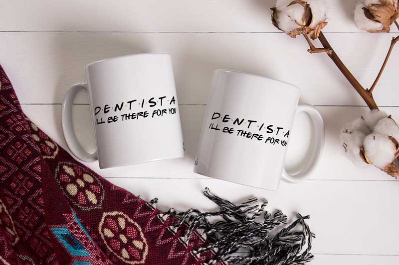 Taza Friends Dentista