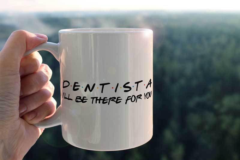 Taza Friends Dentista