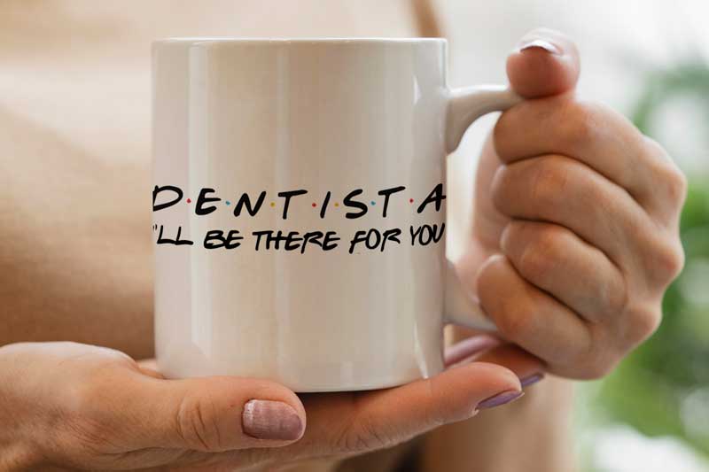 Taza Friends Dentista